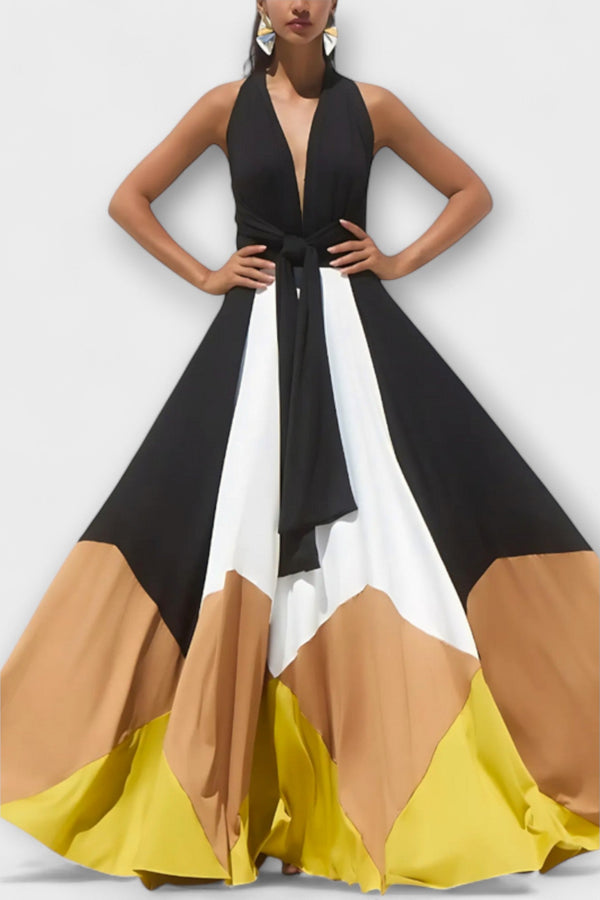 Nava - Vestido Largo con Espalda Abierta