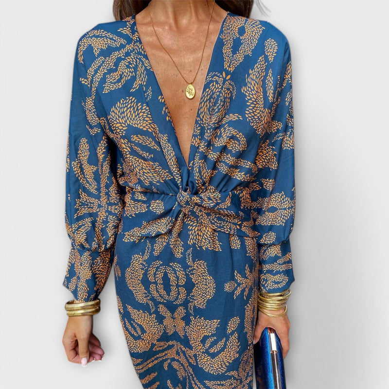 Oriana - Vestido elegante con mangas largas