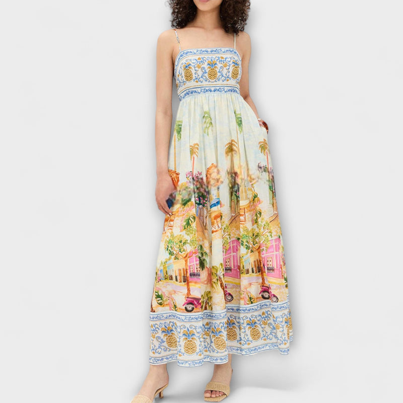Lumen - Aracati Maxivestido Multicolor