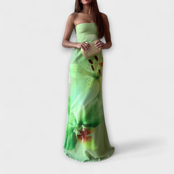 Zephyra - Elegante Maxivestido Off-Shoulder