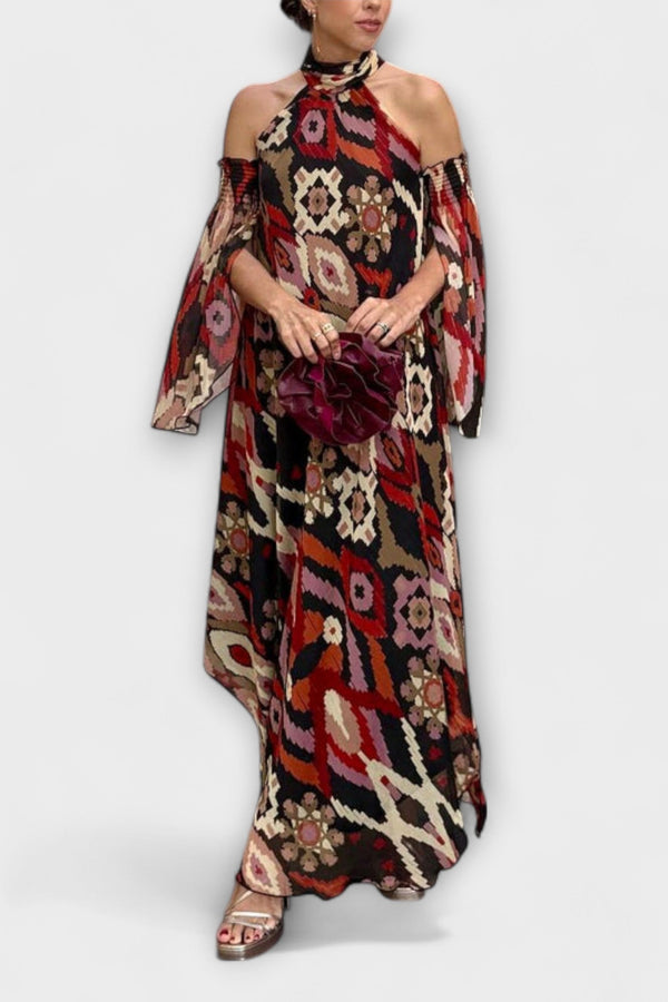 Monroe - Vestido maxi de inspiración bohemia