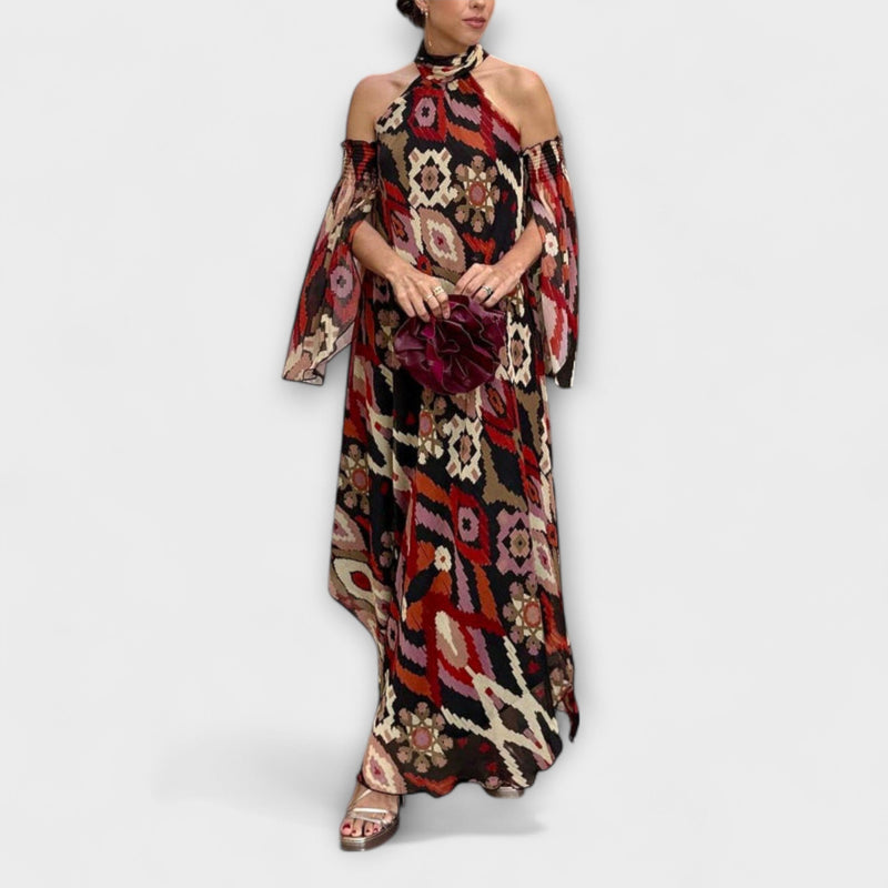 Monroe - Vestido maxi de inspiración bohemia