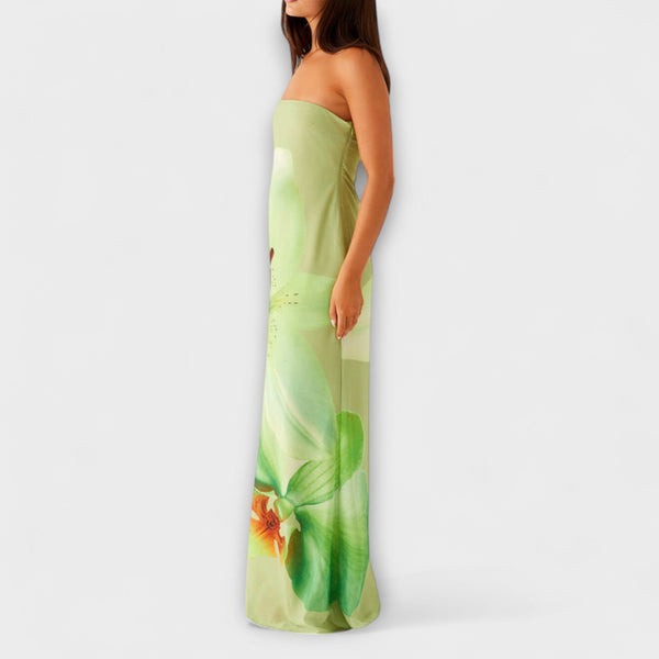 Zephyra - Elegante Maxivestido Off-Shoulder