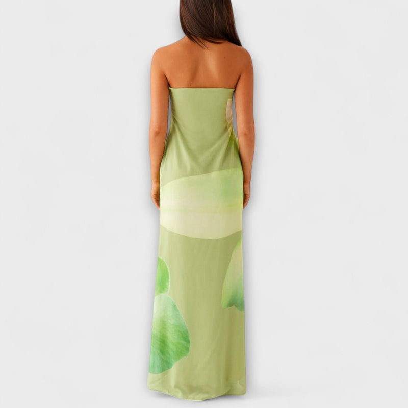 Zephyra - Elegante Maxivestido Off-Shoulder