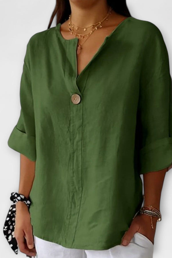 Nicole - Blusa elegante con escote en V