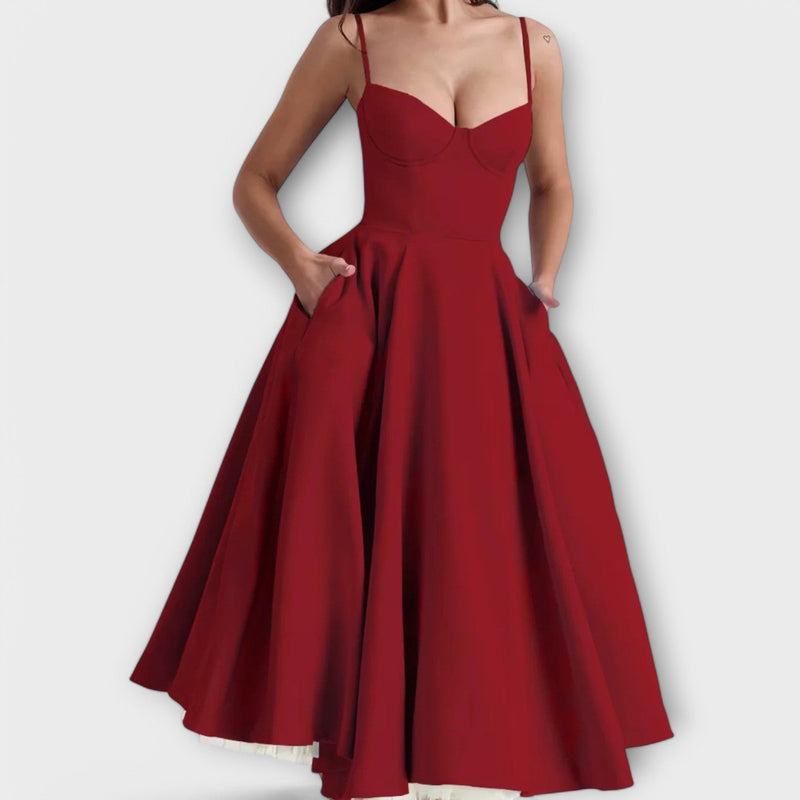 Mélie – Vestido de verano ligero con detalle de corsé