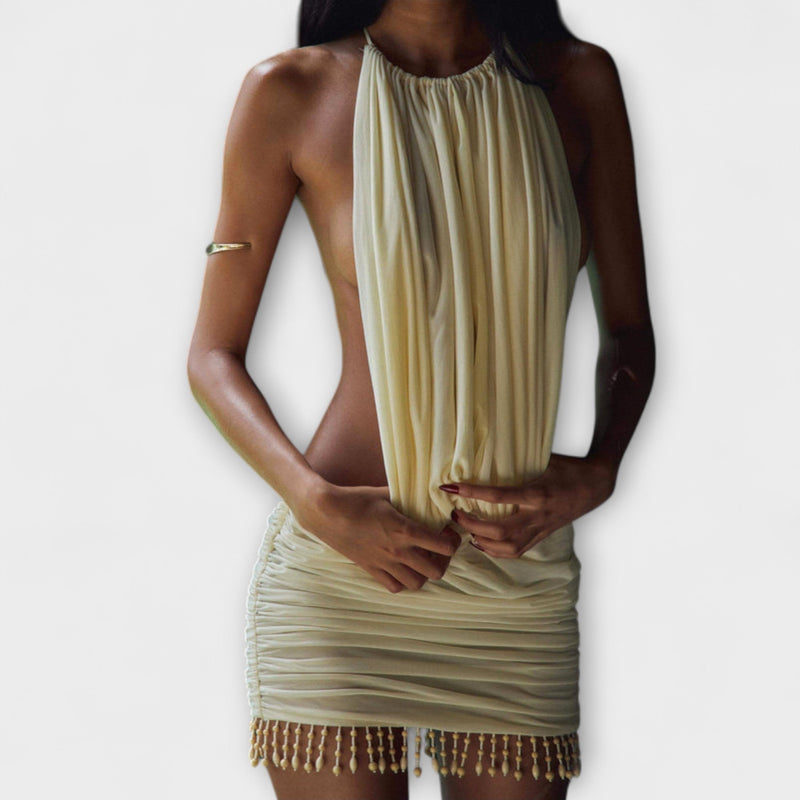Kylie - Mini vestido de tejido suave como la mantequilla
