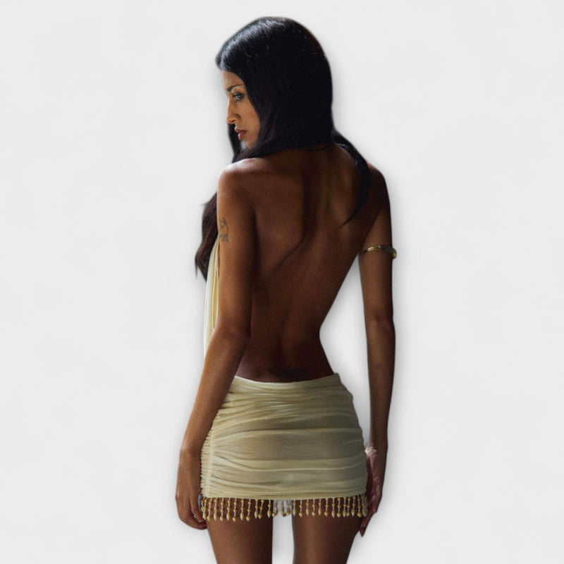 Kylie - Mini vestido de tejido suave como la mantequilla