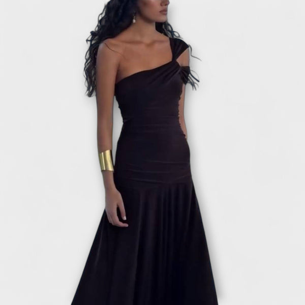 Margot - Vestido Maxilargo Off-Shoulder