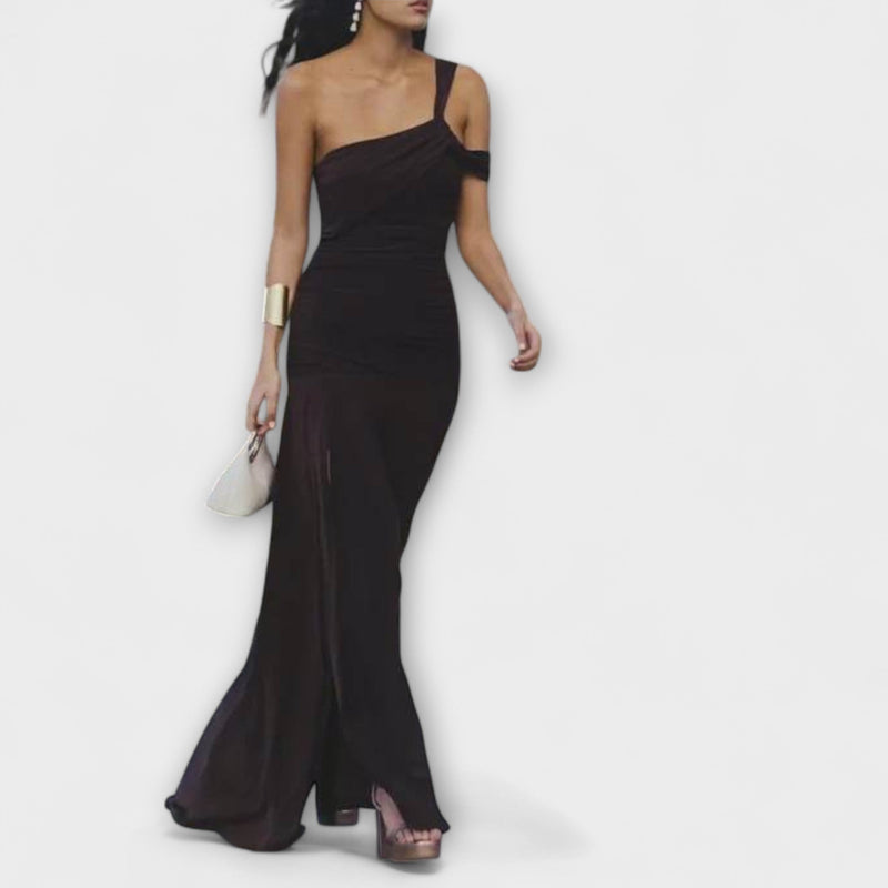 Margot - Vestido Maxilargo Off-Shoulder