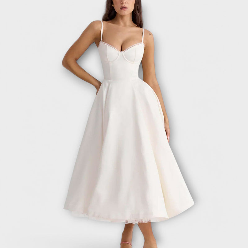 Mélie – Vestido de verano ligero con detalle de corsé