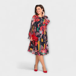 Caroline - Elegante vestido de talla grande para el máximo confort