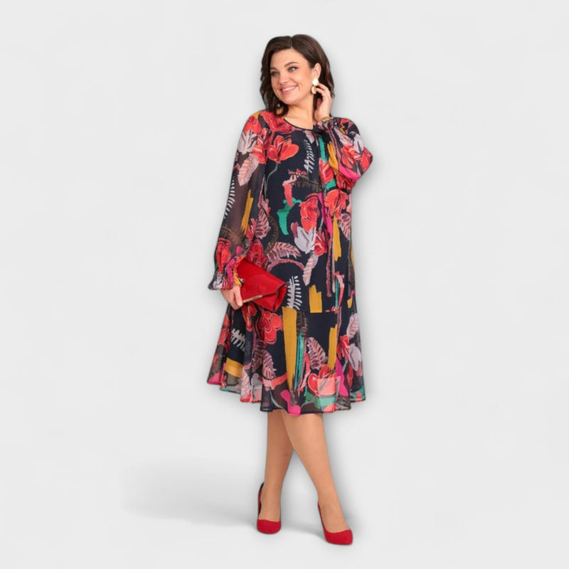 Caroline - Elegante vestido de talla grande para el máximo confort