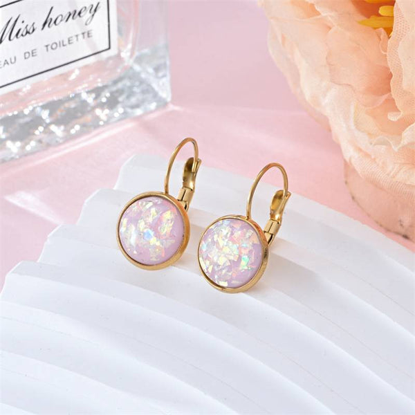 Pendientes Retro Opalstein Dorados
