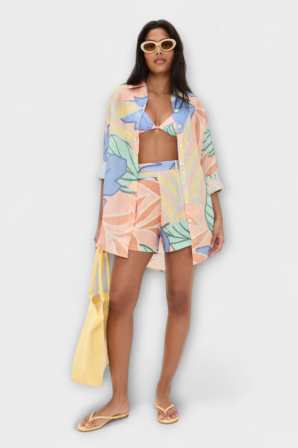 Mary - Conjunto corto de estampado tropical de Playa Boyfriend