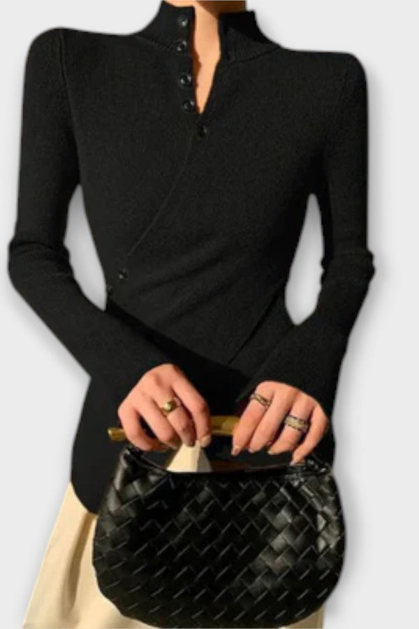 Michiko – Suéter elegante de punto de algodón