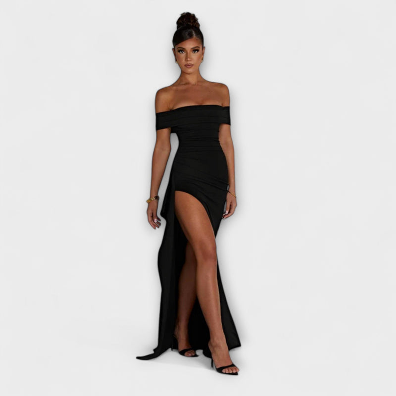 Gretchen - Vestido Maxi Esculpido en Santidad
