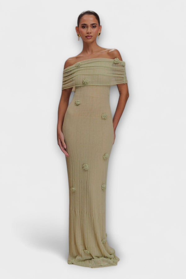 Erica - Vestido Maxilargo