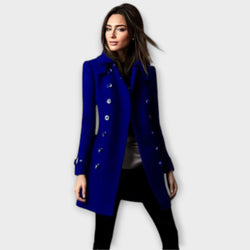 Linda - Abrigo Trench de Doble Botonadura