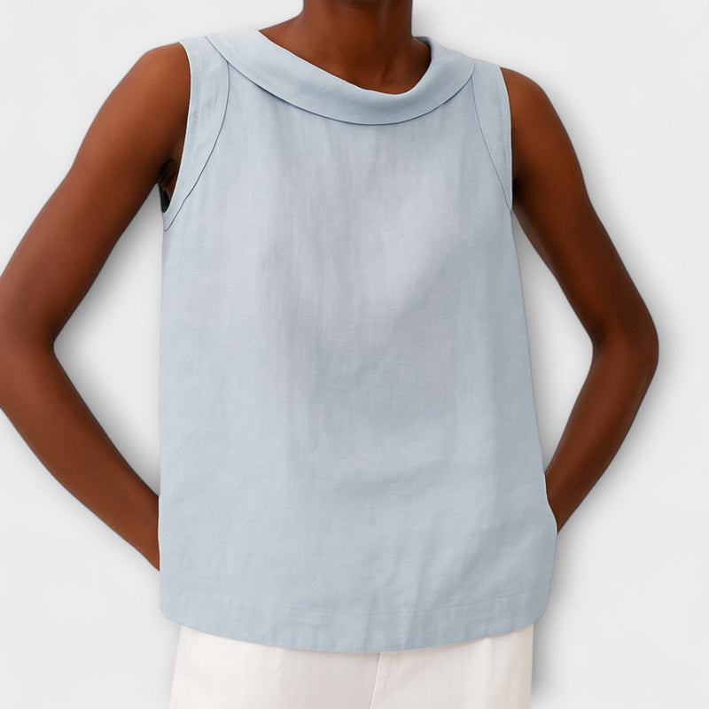 Brianna - Elegante top sin mangas