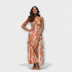 Annalise - Vestido Impreso Walk