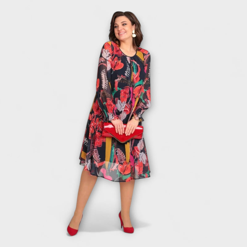 Caroline - Elegante vestido de talla grande para el máximo confort