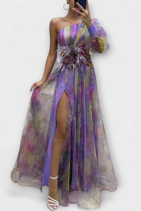 Minna – Vestido Maxi Amelie Asimétrico