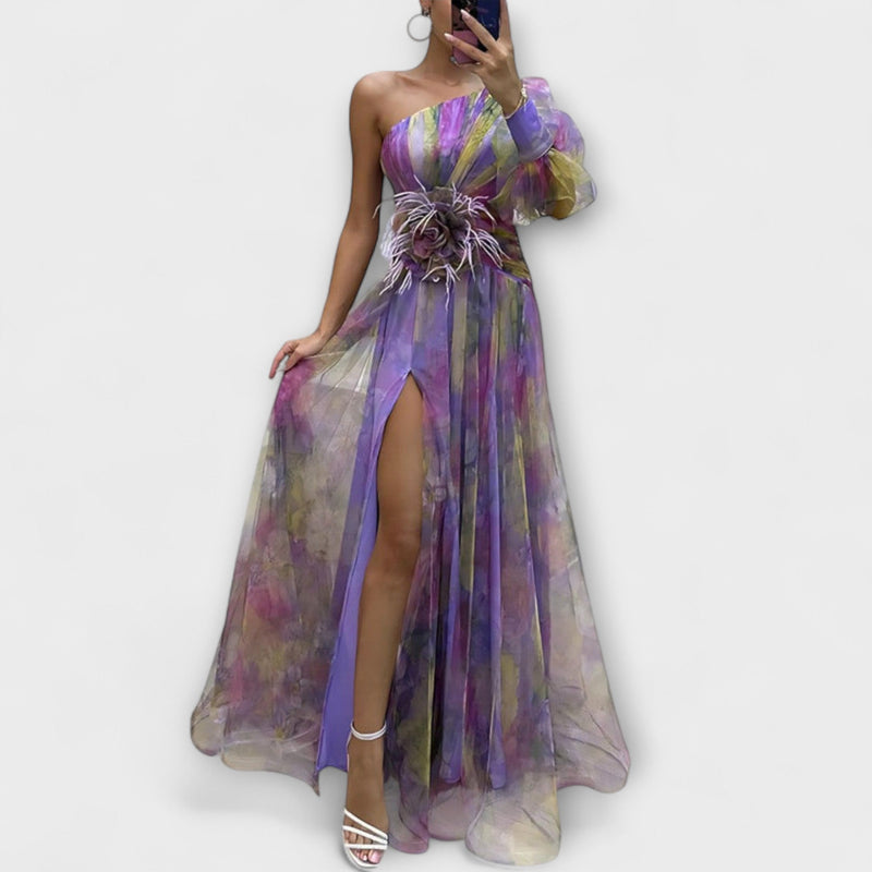 Minna – Vestido Maxi Amelie Asimétrico