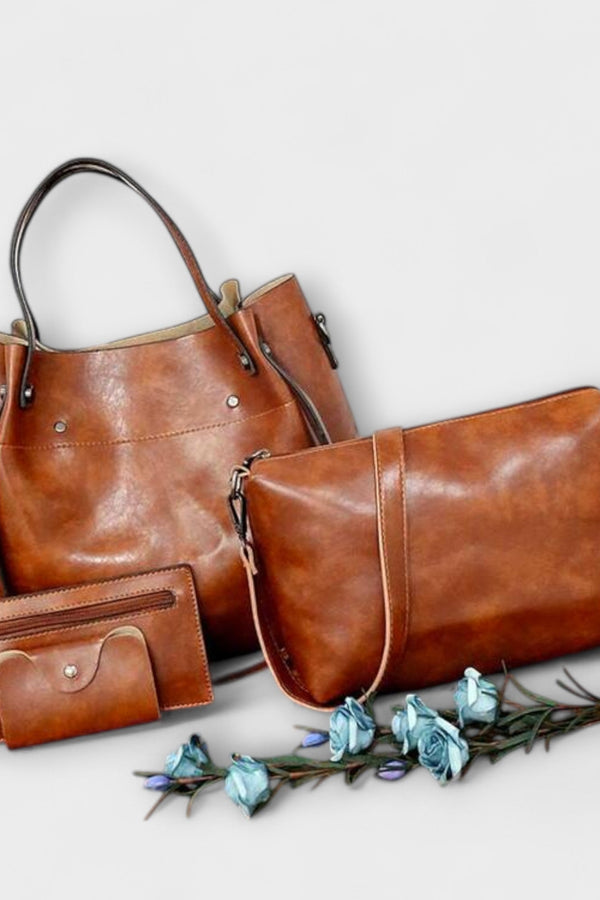 Lora. - Set de Bolsos Vintage de 4 Piezas