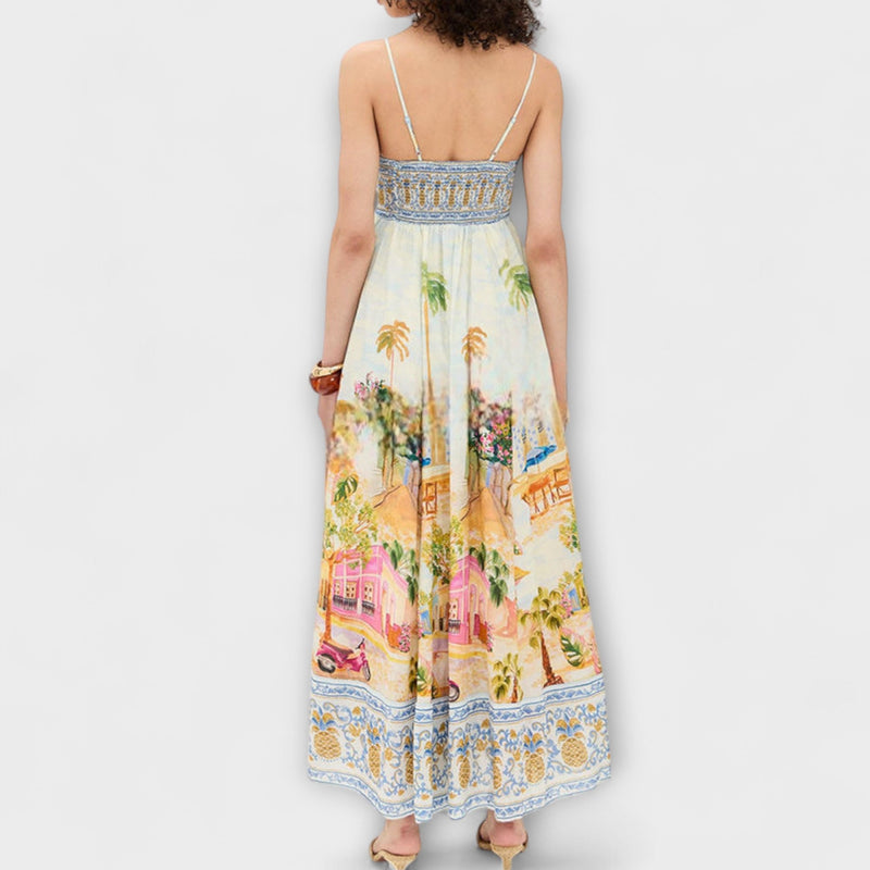 Lumen - Aracati Maxivestido Multicolor