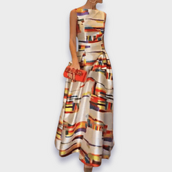 Babette - Vestido largo de tela premium
