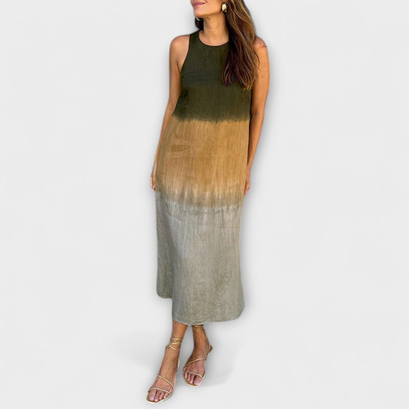 Edda - Vestido Elegante de Impresión