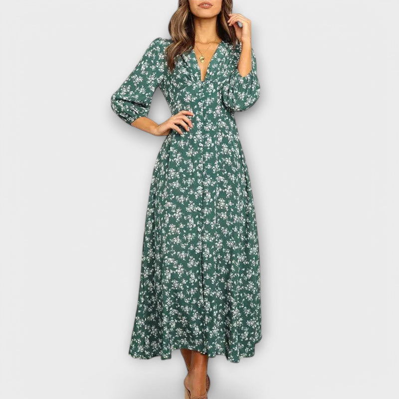 Vestido Maxí de Flores para Damas
