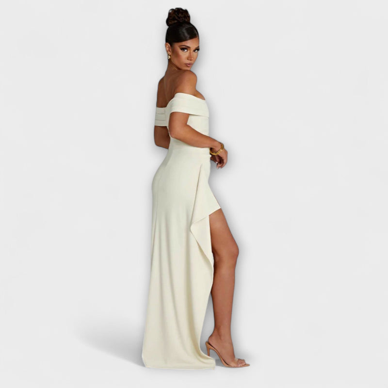 Gretchen - Vestido Maxi Esculpido en Santidad
