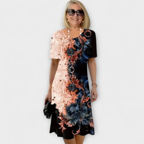 Barbara - Vestido Brisa de Flores de Verano