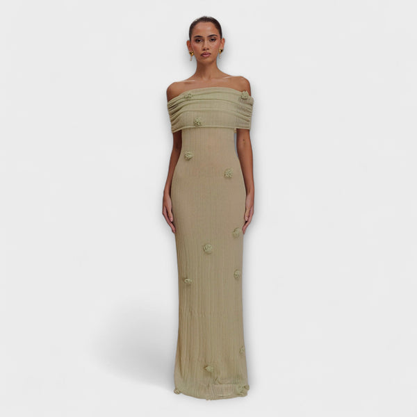 Erica - Vestido Maxilargo