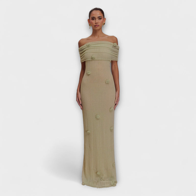 Erica - Vestido Maxilargo