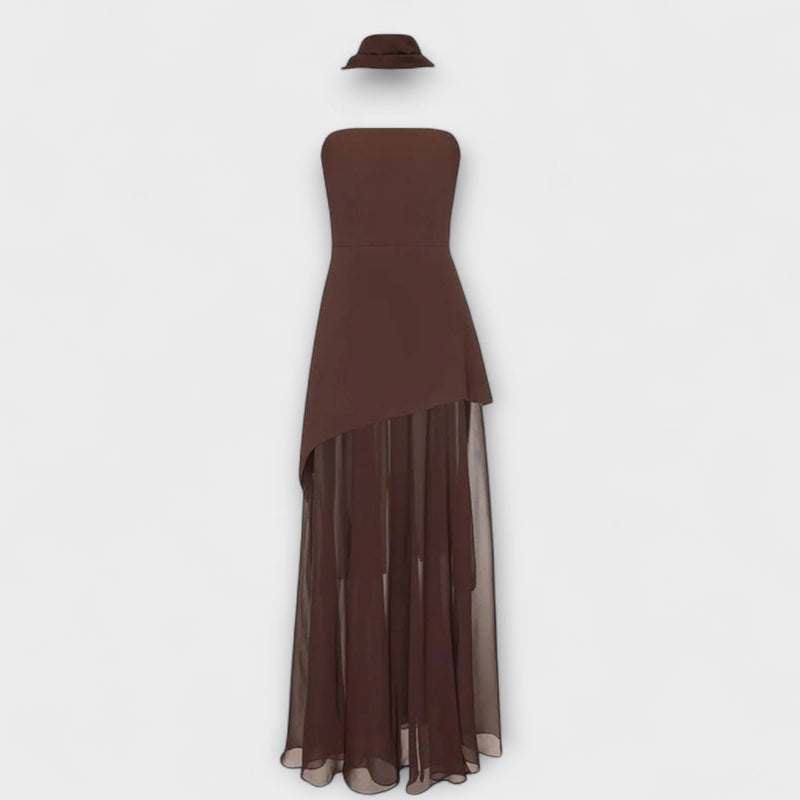 Goldie - Maxivestido de Chiffon