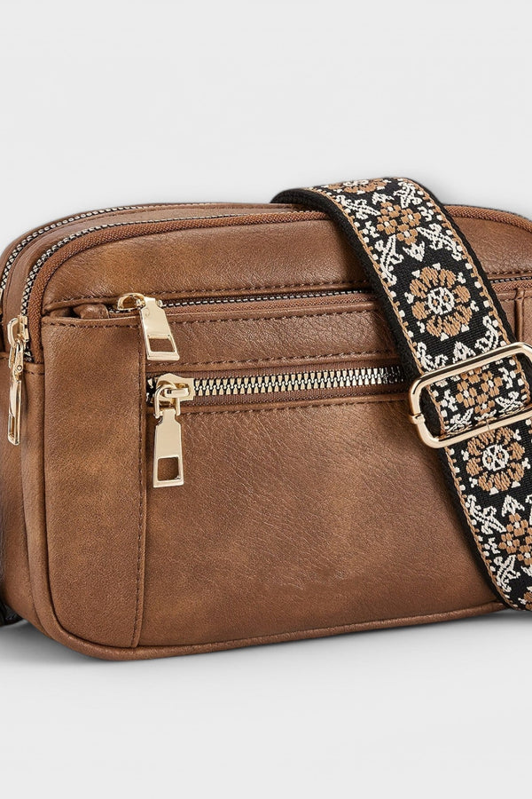 Lora. - Bolsa cruzada de cuero vegano