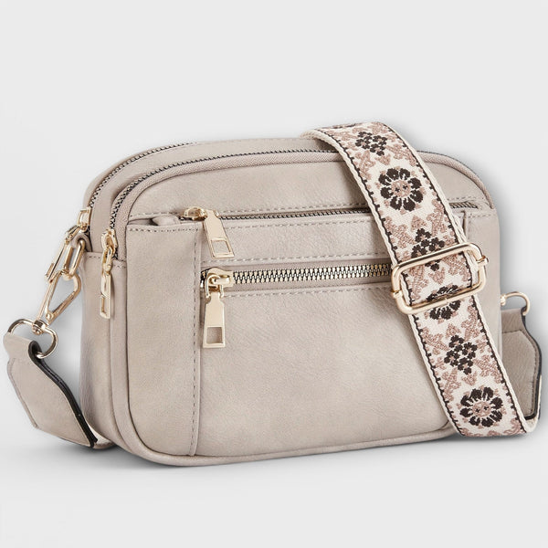 Lora. - Bolsa cruzada de cuero vegano