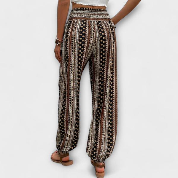 Scarlett - Pantalón con gráfico étnico