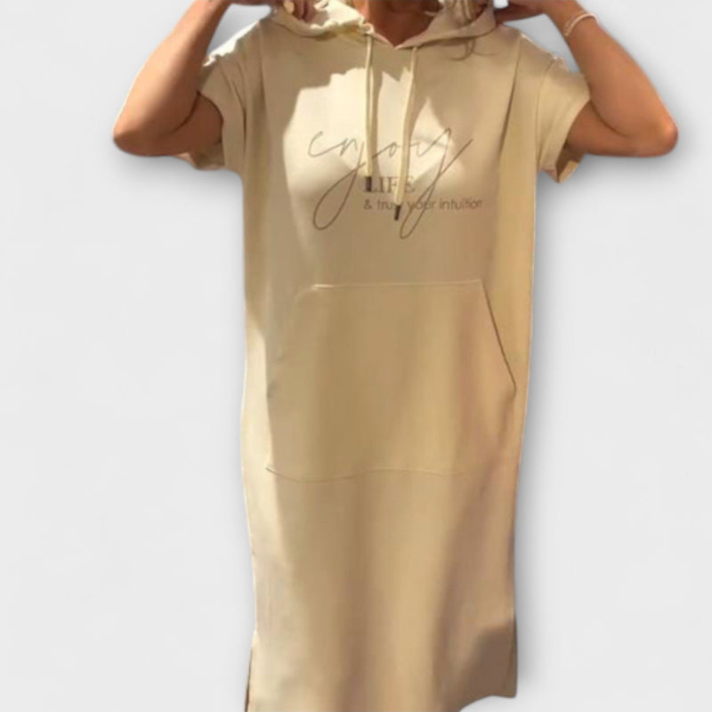 Daisy - Vestido con Capucha Relajante