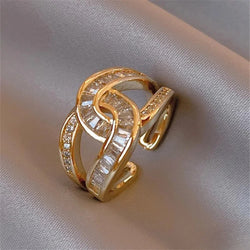 Anillo de nudo elegante