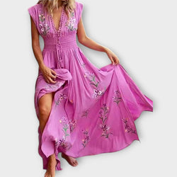 Felizia – Vestido Boho con encantadores bordados