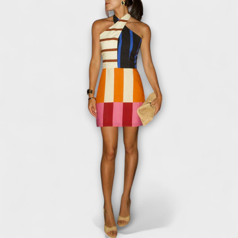 Jeniah - Vestido Mini Suelto con Tirantes