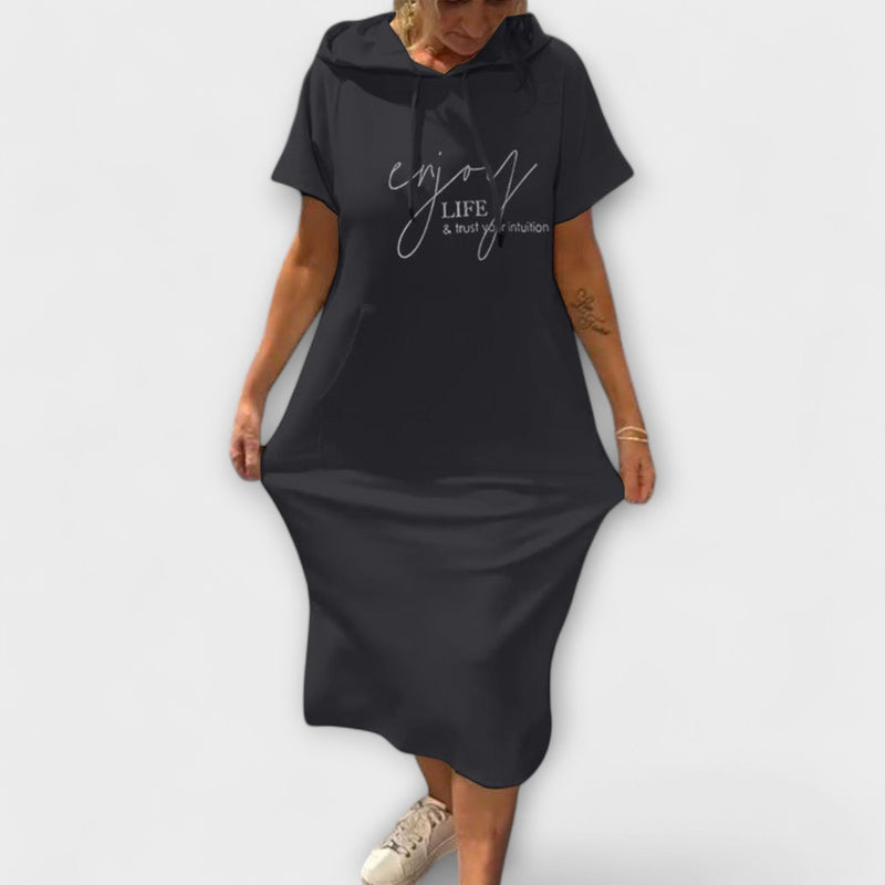 Daisy - Vestido con Capucha Relajante