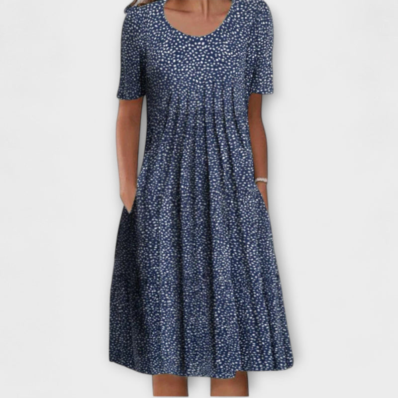 Emelie – Elegante vestido de capas con control de abdomen