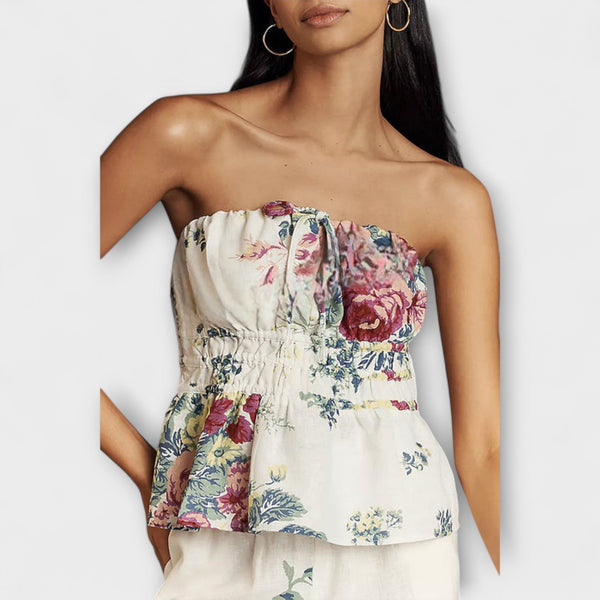 Indigo - Conjunto de Vestido de Flores de Verano
