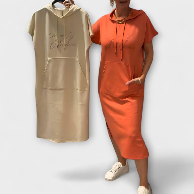 Daisy - Vestido con Capucha Relajante