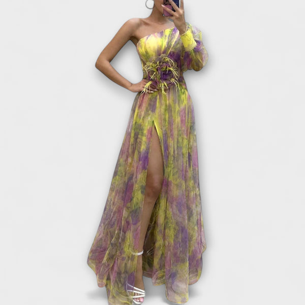 Minna – Vestido Maxi Amelie Asimétrico